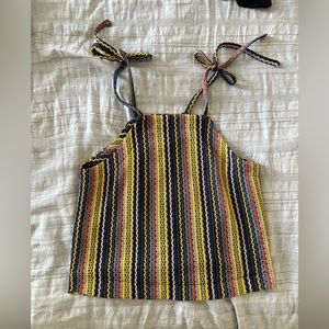 Madewell Colorful Tie Strap Tank